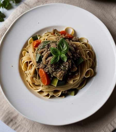 Italian-Style Vegetables With Pasta (Lf recipe image