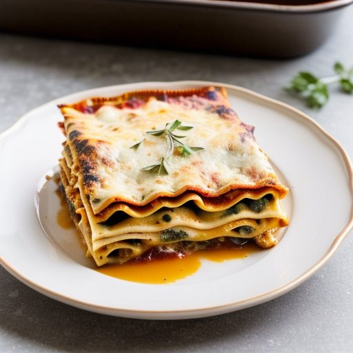 Italian Vegetarian Lasagna recipe image