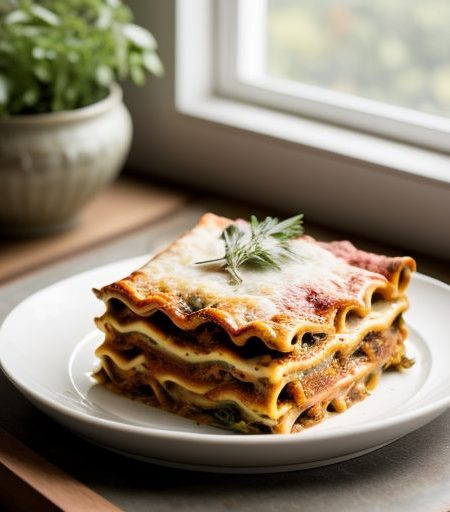 Italian Vegetarian Lasagna recipe image