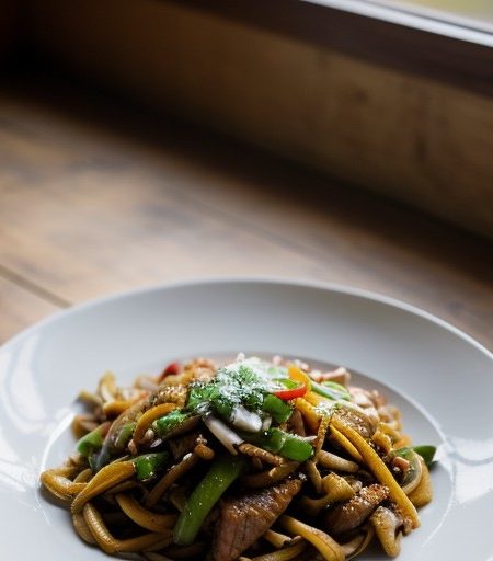 Jade and Ruby Stir-Fry recipe image