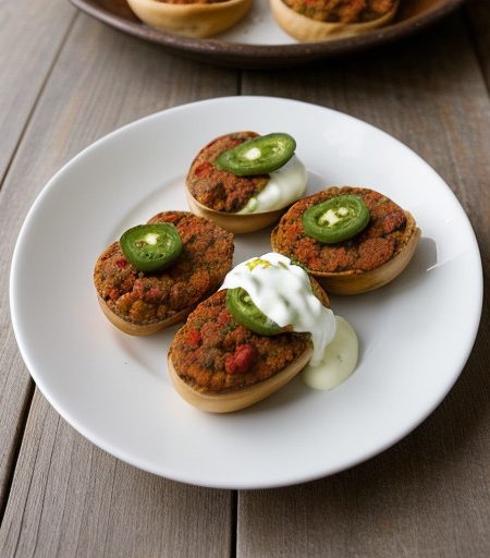 Jalapenos Stuffed With Chorizo & Cream Chee recipe image
