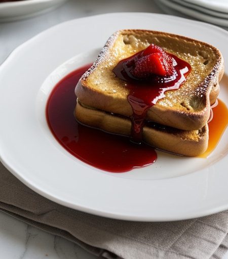 Jam French Toast Triangles recipe image