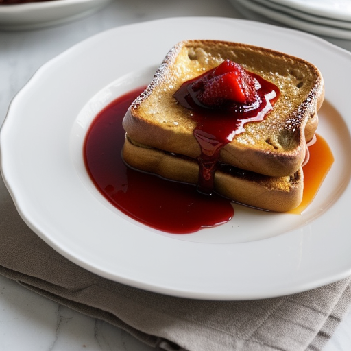 Jam French Toast Triangles recipe image