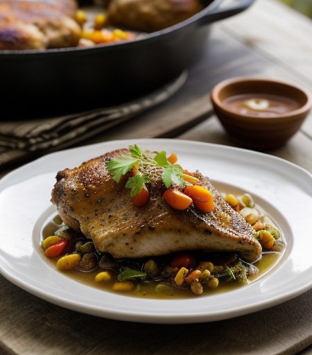 Jamaican Fricasseed Chicken recipe image