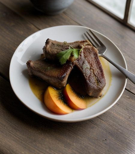 Jamaican Fruit Lamb Chops recipe image