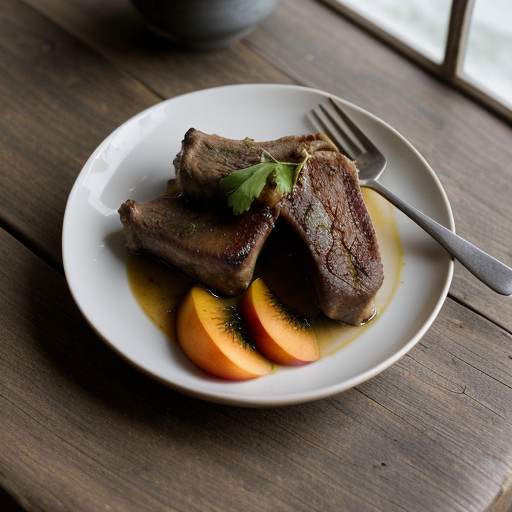 Jamaican Fruit Lamb Chops recipe image
