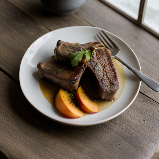 Jamaican Fruit Lamb Chops recipe image