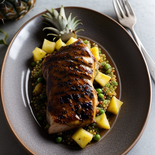 Jamaican Jerk Chicken With Pineapple Salsa recipe image