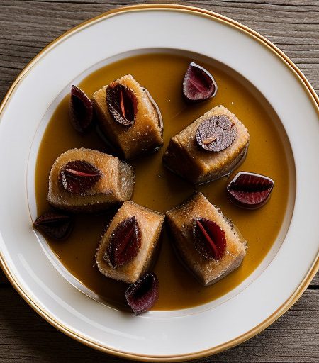 Jambonnette Et Les Aiguillettes De Canard Aux Myrtilles recipe image