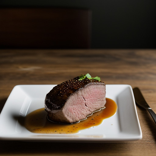 James Earl Jones Glazed Ostrich Tenderloin2 recipe image