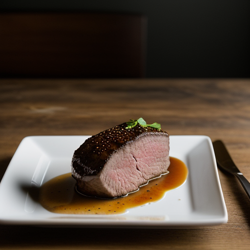 James Earl Jones Glazed Ostrich Tenderloin2 recipe image