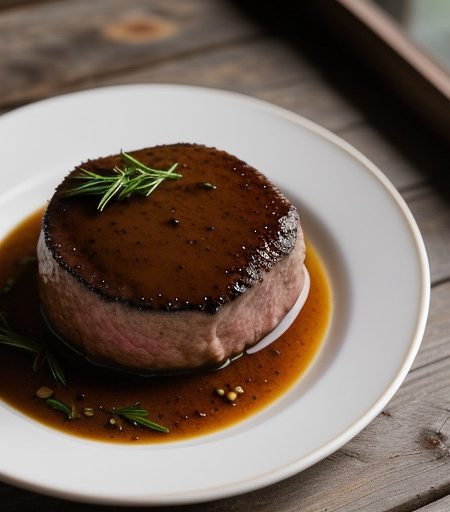 James Earl Jones Glazed Ostrich Tenderloin3 recipe image