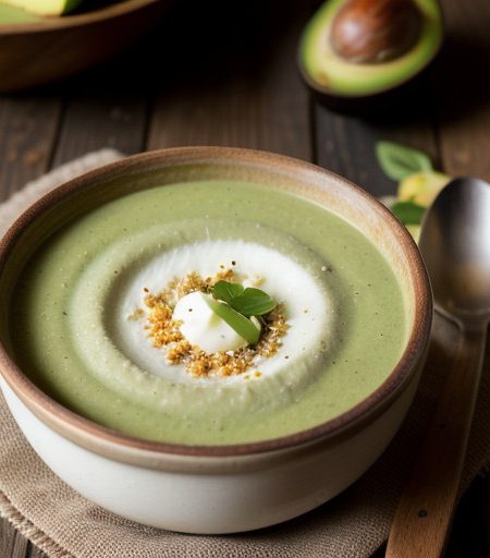 Jamie's French Restaurant's Cold Avocado Soup recipe image