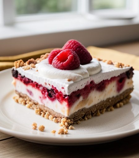 Jane Wyman's Fruit Parfait Torte recipe image