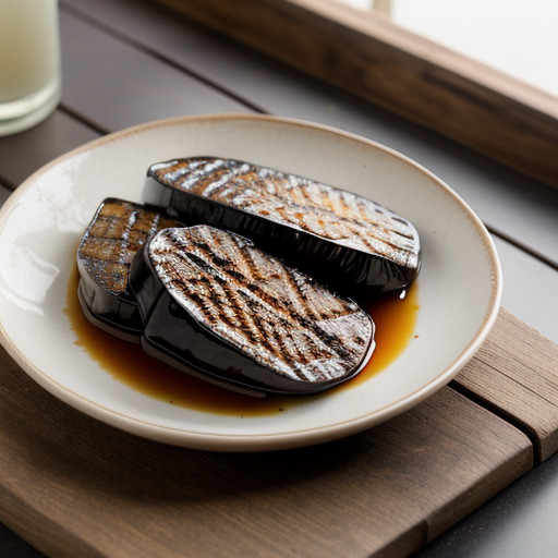 Japanese Eggplant With Sesame-Ginger Glaze recipe image