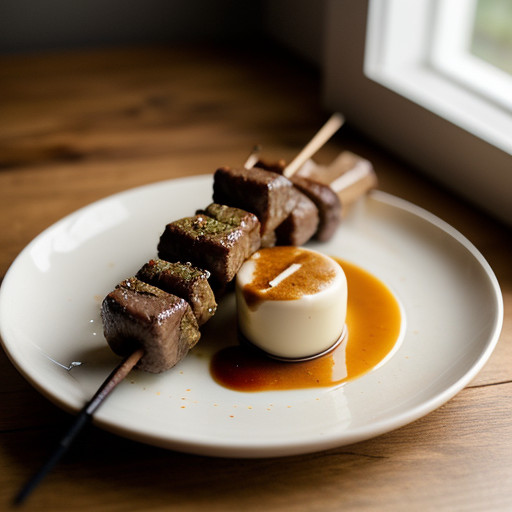 Japanese Skewered Lamb (Low Cal recipe image