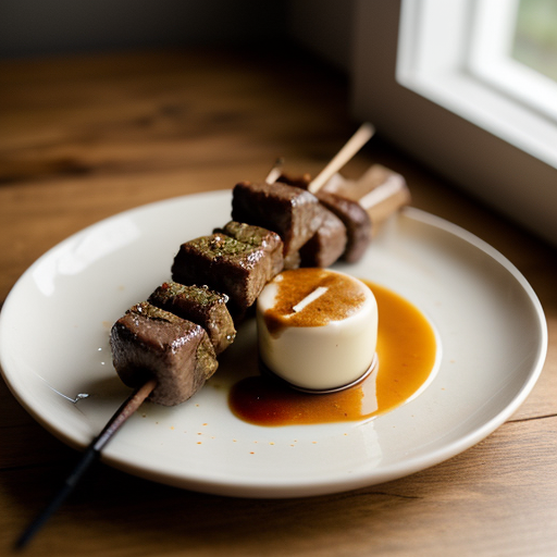 Japanese Skewered Lamb (Low Cal recipe image
