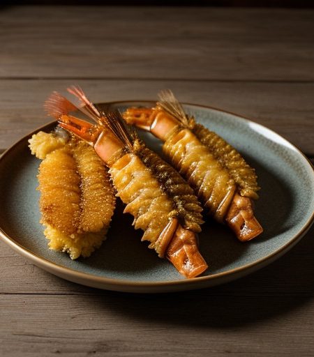 Jar Yue Har Guen (Deep-Fried Fish & Prawn R recipe image