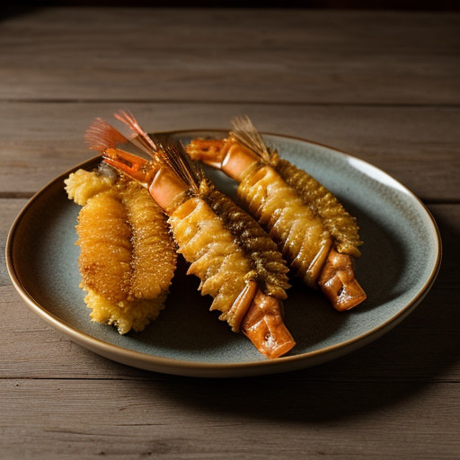 Jar Yue Har Guen (Deep-Fried Fish & Prawn R recipe image