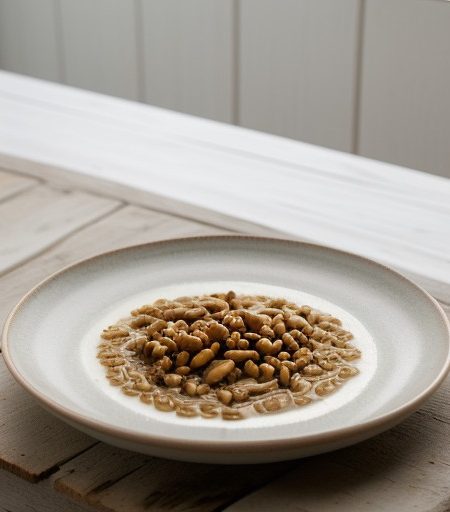 Jat Juk (Cream of Pine Nut Porridge recipe image