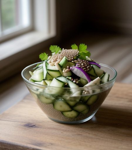 Jayne's Sesame Cucumber Salad recipe image