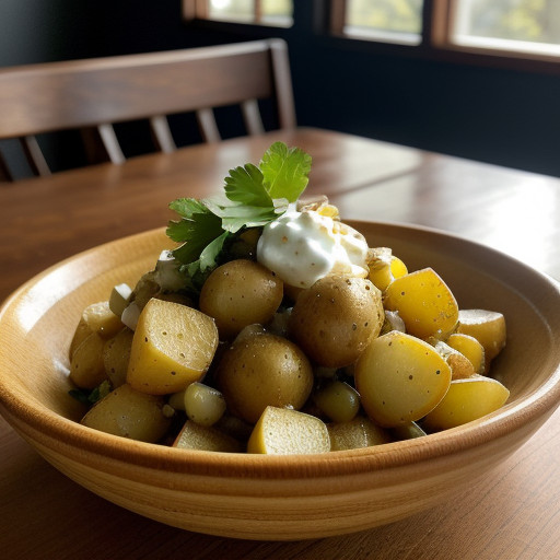 Jeff's Potato Salad With Beer Dressing recipe image
