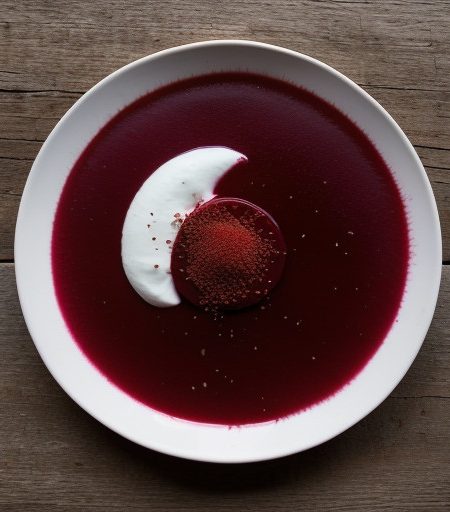 Jellied Beet Borscht recipe image