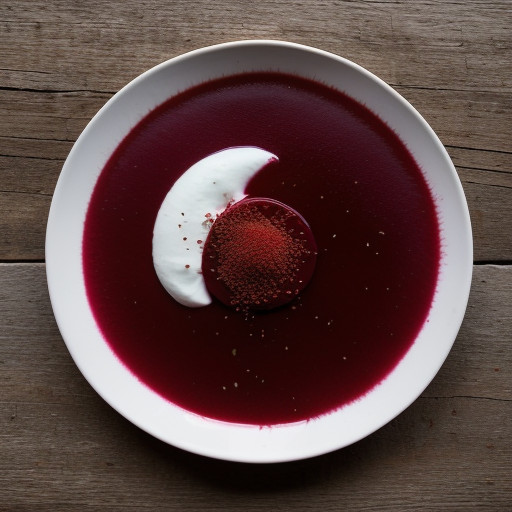 Jellied Beet Borscht recipe image