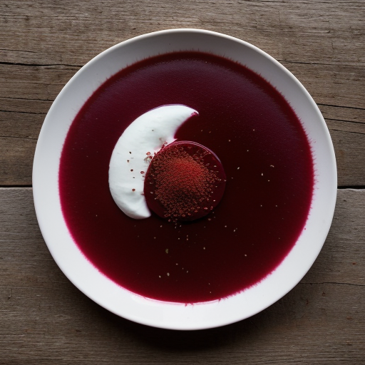 Jellied Beet Borscht recipe image