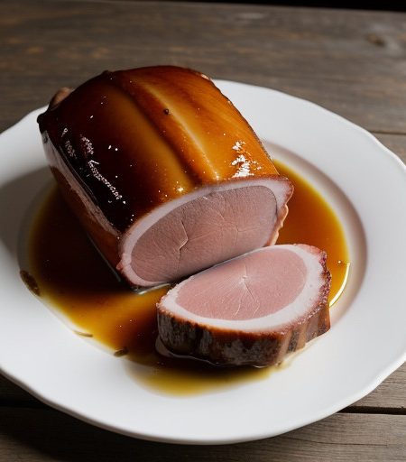 Jelly-Glazed Ham recipe image