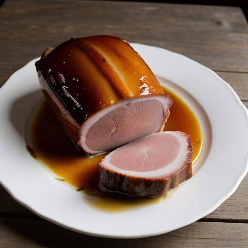 Jelly-Glazed Ham recipe image