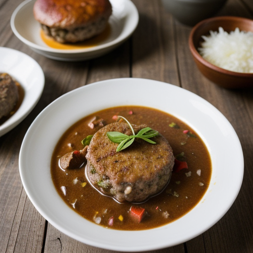 Jenny's Creole Hamburgers recipe image