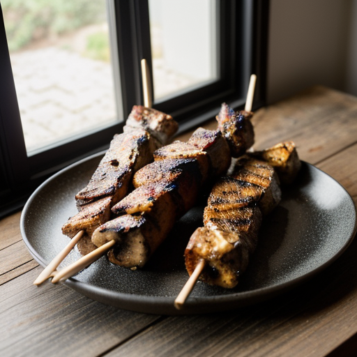 Jerked Chicken on a Skewer recipe image
