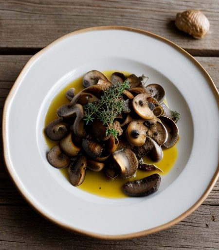 Jerusalem Artichoke With Mushrooms & Thyme recipe image