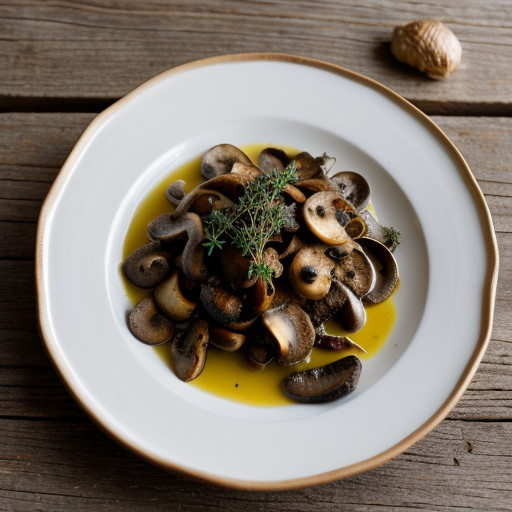 Jerusalem Artichoke With Mushrooms & Thyme recipe image