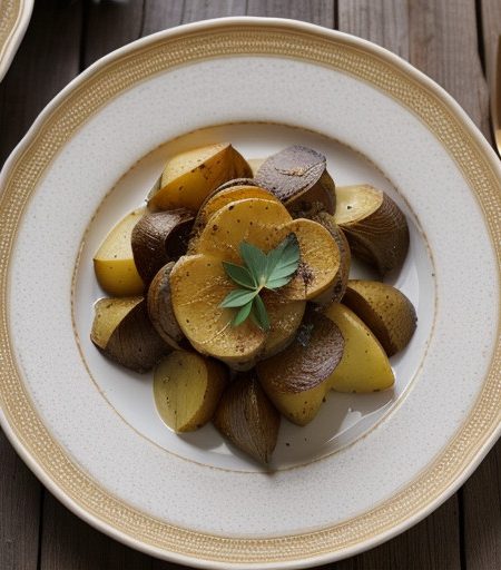 Jerusalem Artichokes and Potato Au Gratin recipe image