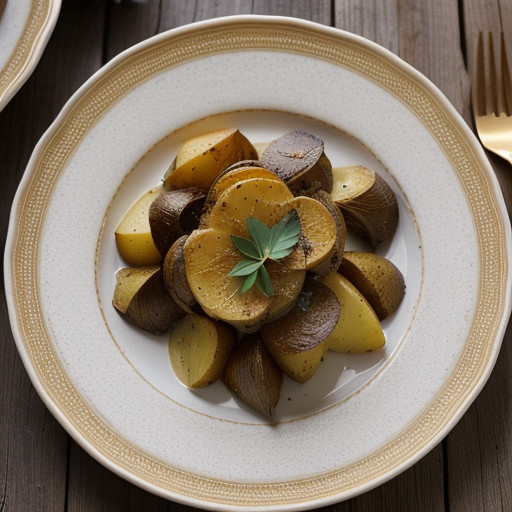 Jerusalem Artichokes and Potato Au Gratin recipe image