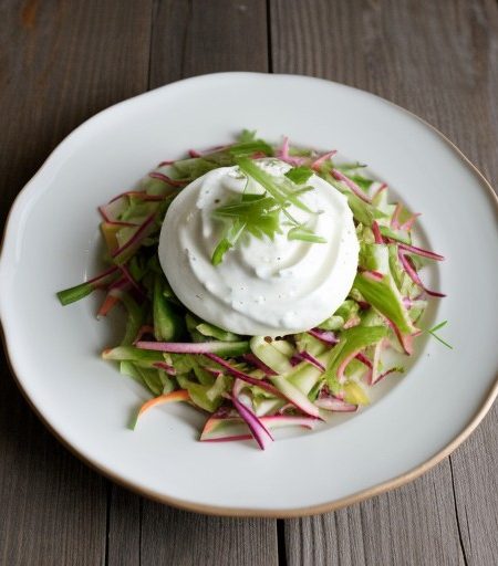 Jicama, Apple and Celery Root Slaw recipe image