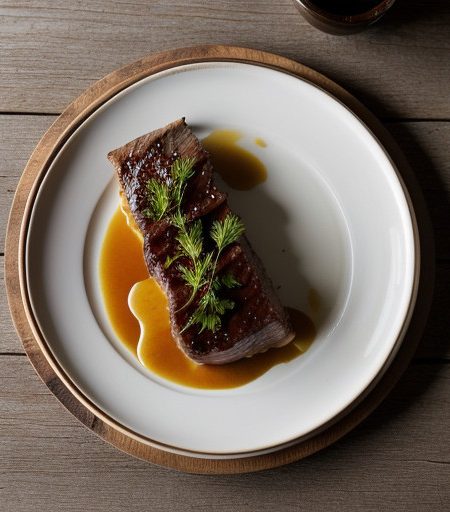 Jim's Angus Loin in Demi-Garlic recipe image
