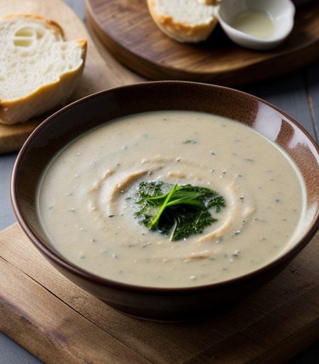 Jim's Cream of Garlic Soup recipe image