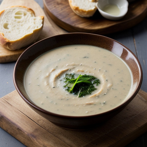 Jim's Cream of Garlic Soup recipe image