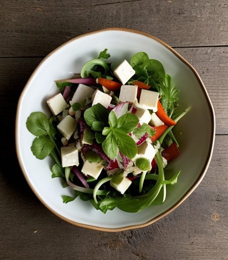 Jim's Garlic Salad recipe image