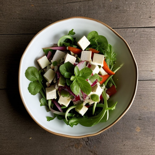 Jim's Garlic Salad recipe image