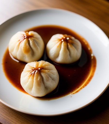 Jing Char Siu Bau (Steamed BBQ Pork Buns recipe image