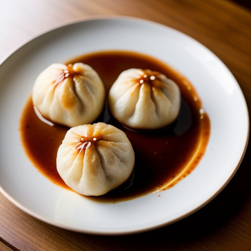 Jing Char Siu Bau (Steamed BBQ Pork Buns recipe image