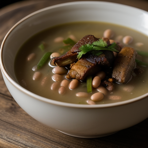 Jokai Bableves (Bean Soup a La Jokai recipe image