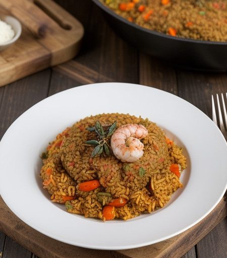 Jollof Rice (West African Paella recipe image