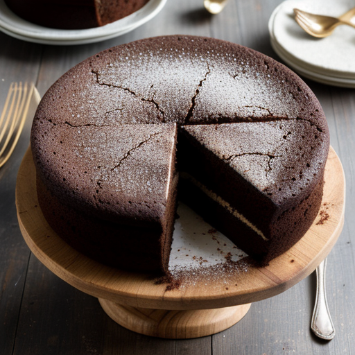 Judith Olney's Chocolate Buttermilk Cake recipe image