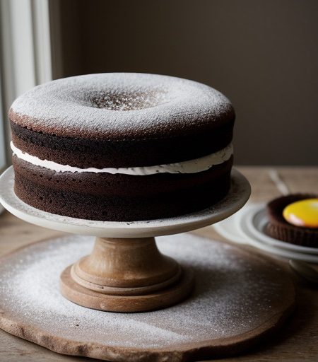 Judith Olney's Chocolate Buttermilk Cake recipe image