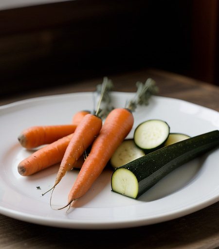 Julienned Carrots & Zucchini recipe image
